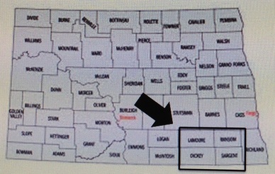 Counties in ND